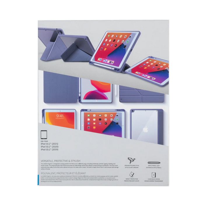 LOGiiX | Origami+ for iPad 11 (A16)/10.9 (10th Gen) - Lavender | LGX-13566