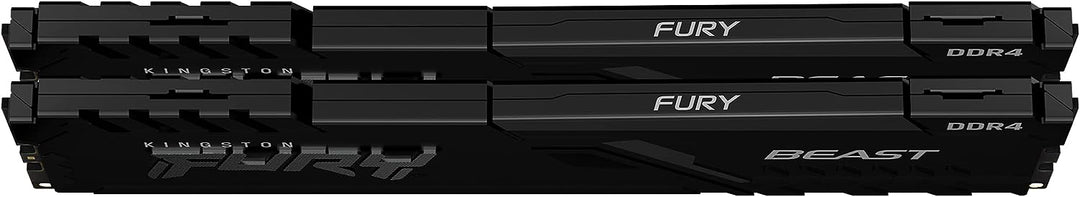Kingston | RAM 32GB RAM 3200MHz DDR4 CL16 UDIMM Kit of 2 FURY Beast - Black | KF432C16BBK2/32