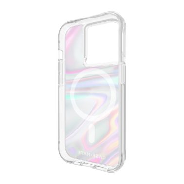 Case-Mate | Soap Bubble MagSafe Case for iPhone 15 Pro - Iridescent | 15-11785