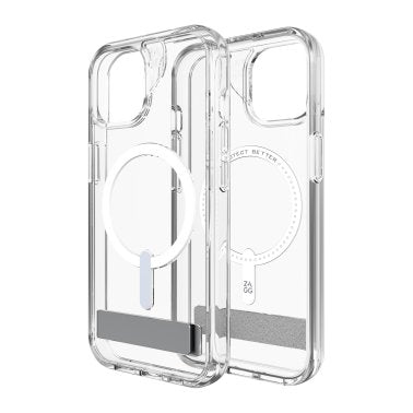 ZAGG GEAR4 | Crystal Palace Snap Kickstand Case iPhone 16e/15/14/13 - Clear | 15-11778
