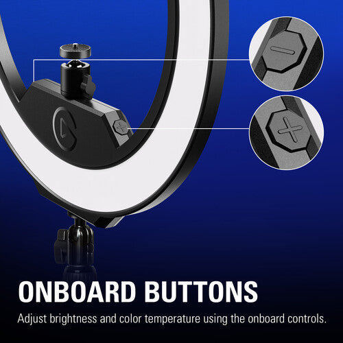 Elgato | Ring Light - Premium Edge-Lit Smart LED Ring Light RGBW | 10LAC9901