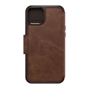 Otterbox | Strada Leather Folio Case iPhone 15 Plus - Brown (Espresso) | 120-7454