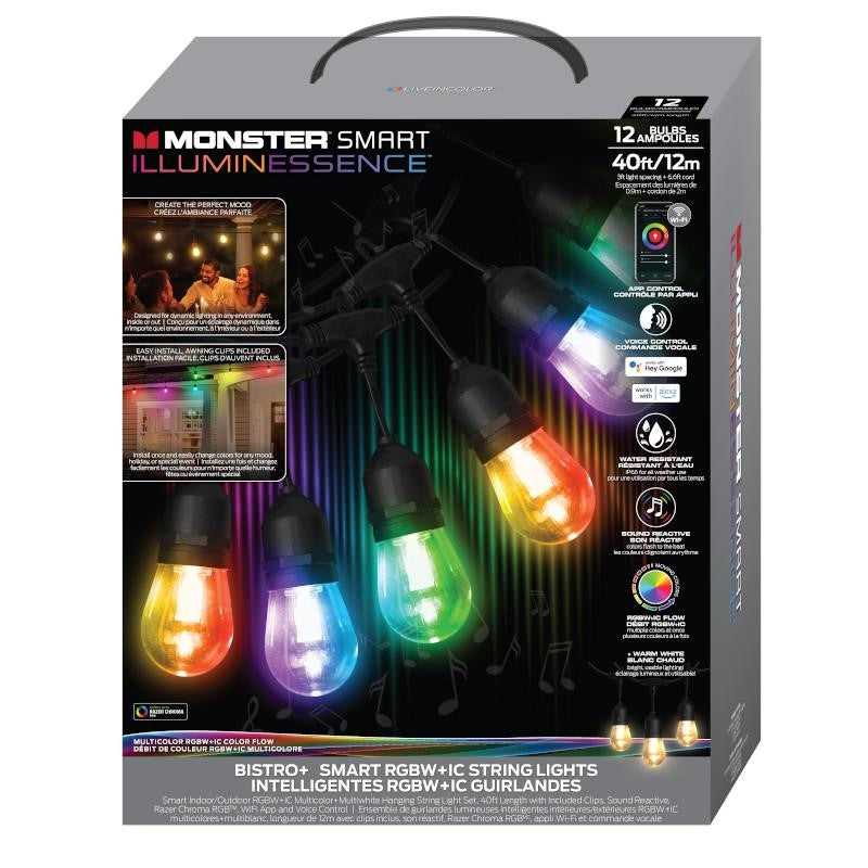 Monster | Illuminessence Bistro+ Patio String Lights | MLB71069CAN