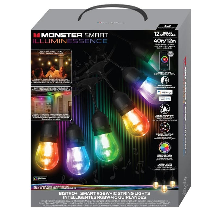 Monster | Illuminessence Bistro+ Patio String Lights | MLB71069CAN