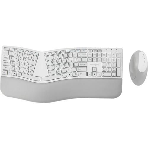 Kensington | Pro Fit Ergonomic Wireless Keyboard & Mouse - White | K75407US
