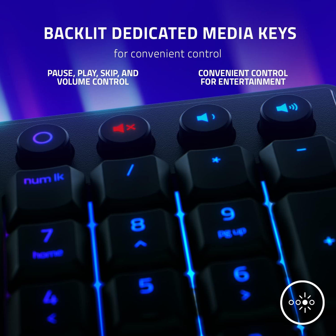 Razer | Ornata V3 Chroma Backlit Full-size Ergonomic Gaming Keyboard - Eng | RZ03-04460200-R3U1
