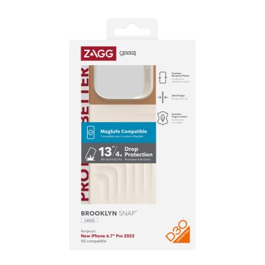 ZAGG GEAR4 | D3O Brooklyn Snap Case iPhone 14 Pro Max - Sand | 15-10134