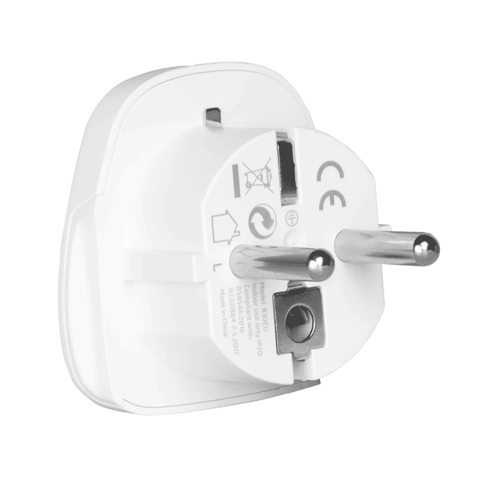LOGiiX | Travel Adapter Europe - White | LGX-13578