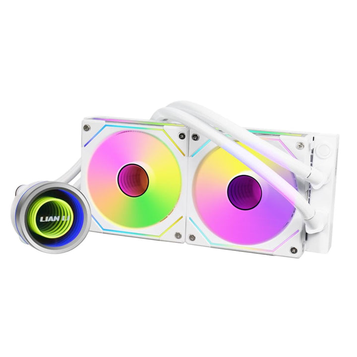 Lian-Li | Galahad II Trinity 240mm AIO Liquid CPU Cooler, 2 Fans - White | GA2T24W