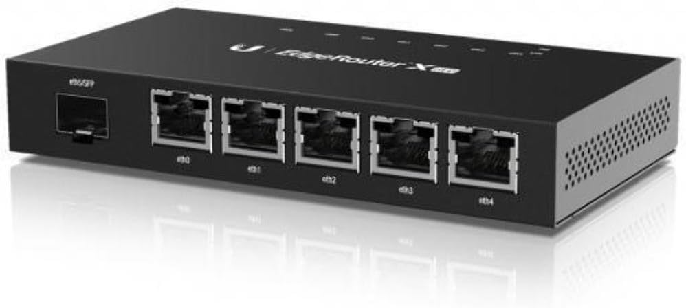 Ubiquiti | EdgeMAX EdgeRouter X 5-Port Ethernet Switch w/ Passive PoE & 1-Port SFP - | ER-X-SFP
