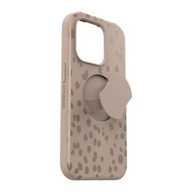 Otterbox | OtterGrip Symmetry w/ MagSafe Series Case for iPhone 15 Pro - Brown (On The Spot) | 15-11543