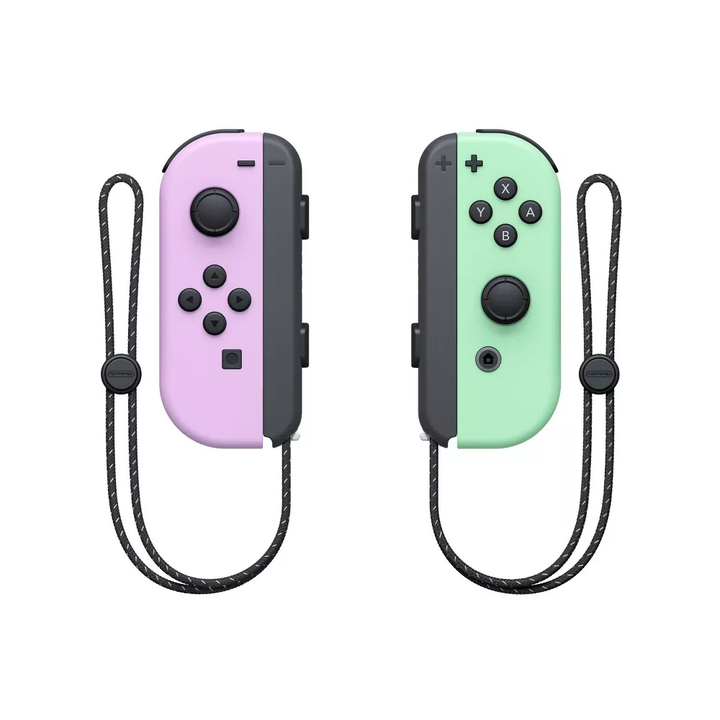 Nintendo | Switch Left and Right Joy-Con Controllers - Pastel Purple/Pastel Green | ACAJAWAF
