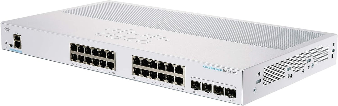 Cisco | 24-port Business 250 Series Smart Switch GE, Partial PoE, 4x1G SFP | CBS250-24PP-4G