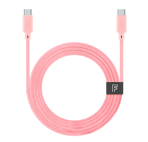 Furo | Cable USB-C to USB-C -10ft/ 60w - Pink | FT8346