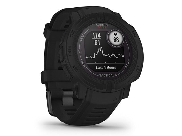 Garmin | Instinct 2 Solar Smartwatch and Fitness Tracker Black | 010-02627-10
