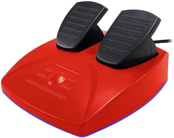 Hori | Racing Wheel Pro Mini w/ Pedals Controller for Nintendo Switch - Mario Kart Red  |