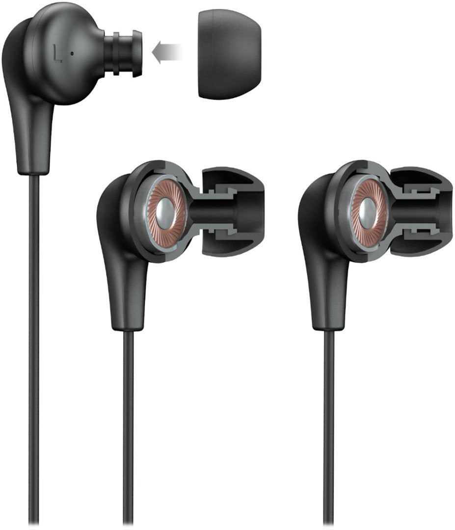 JLab | JBuds Pro Wired 3.5mm Earbuds - Black | 106-1347