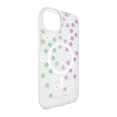 //// Kate Spade NY | iPhone 15/14 Plus Protective Hardshell MagSafe Case - Scattered Flowers | 15-12015