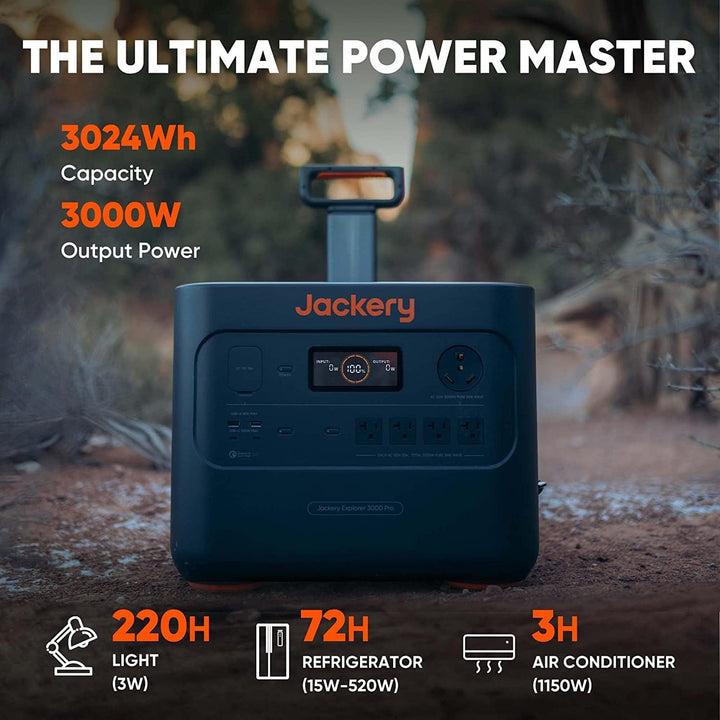 Jackery | Explorer 3000 Pro Portable Power Station - 3000W 3024Wh | E3000PRO