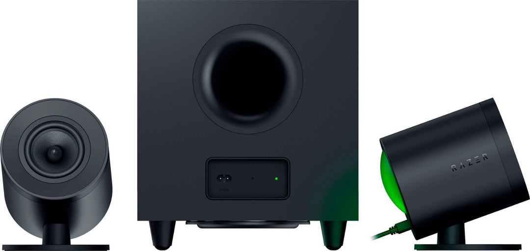 Razer | Nommo V2 Pro - Full Range 2.1 PC Gaming Speakers w/ Wireless Sub (4pcs) - Black | RZ05-04740100-R3U1