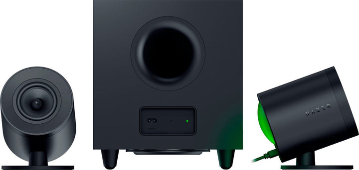 Razer | Nommo V2 Pro - Full Range 2.1 PC Gaming Speakers w/ Wireless Sub (4pcs) - Black | RZ05-04740100-R3U1