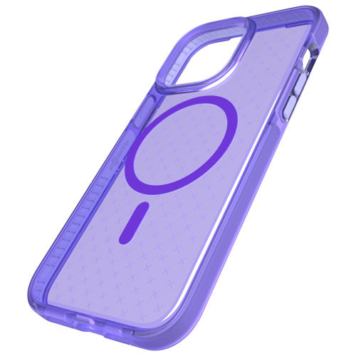 //// Tech21 | Evo Check Fitted Soft Shell Case for iPhone 14/13 - Wondrous Purple T21-9667CAN