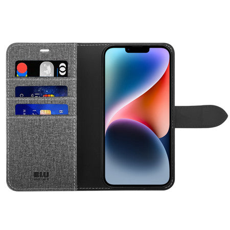 Blu Element | Folio 2 in 1 Wallet Case iPhone 17/16e/15/14/13  - Gravity Gray | 120-7221