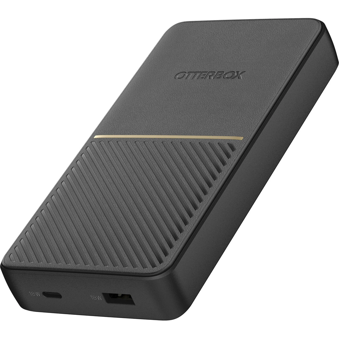 Otterbox | Fast Charge Power Bank 20000 mAh USB-A USB-C 18W Black | 109-1482