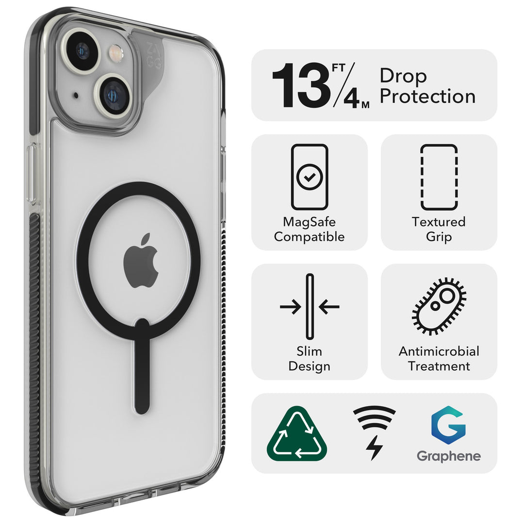 ZAGG GEAR4 | Santa Cruz Snap Case iPhone 15 / 14 Plus - Purple | 15-11772