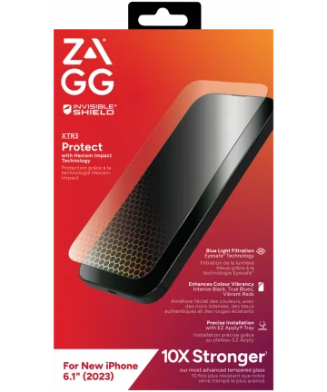 //// ZAGG | InvisibleShield XTR3 Glass for iPhone 15 - Clear | IS-200111800