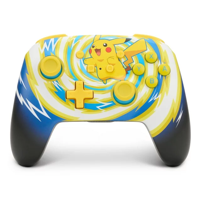 PowerA | Enhanced Wireless Controller for Nintendo Switch - Pokemon Pikachu Vortex | 1523595-01