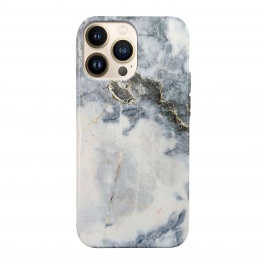 Uunique| iPhone 13 Pro Max - Nutrisiti Eco Printed Back Case - Blue Quartz Marble |15-08937