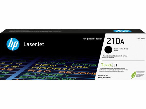 HP | 210A LaserJet Toner Cartridge - Black | W2100A