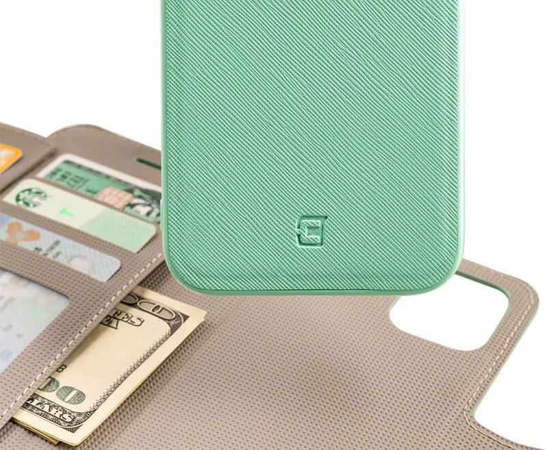 Caseco | iPhone 12 / 12 Pro - Sunset Blvd Wallet Case - Teal | C3553-06