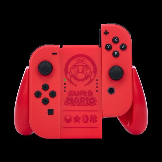 PowerA | Joy-Con Comfort Grip for Nintendo Switch - Super Mario: Red | NSAC0058-02