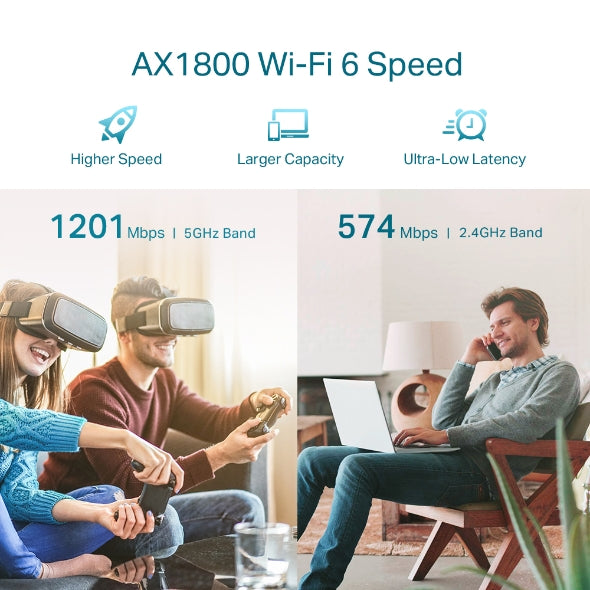TP-Link | AX1800 Wi-Fi Range Extender RE605X