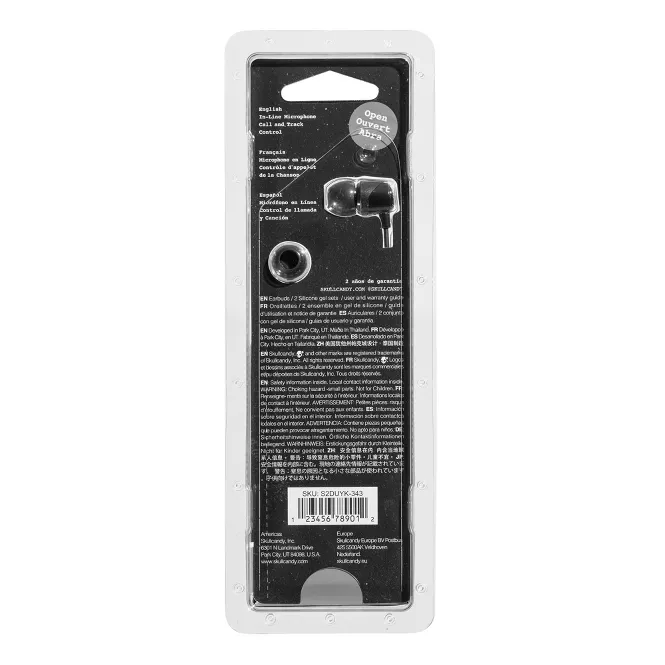 Skullcandy | Jib Wired In-Ear Headphones - Black | SKC-S2DUYK-343