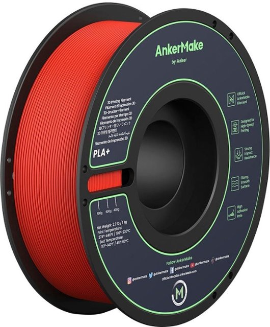 Anker | AnkerMake PLA+ 2 pack - Red | V6110191-5