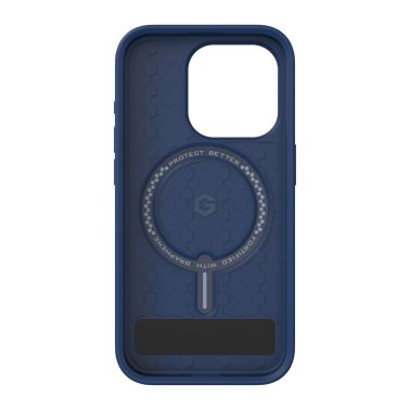 ZAGG GEAR4 | Denali Snap Kickstand Case iPhone 15 Pro - Navy | 15-11668