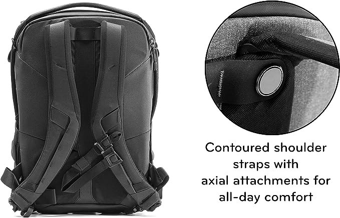 Peak Design | Everyday Backpack 20L v2 - Black | BEDB-20-BK-2
