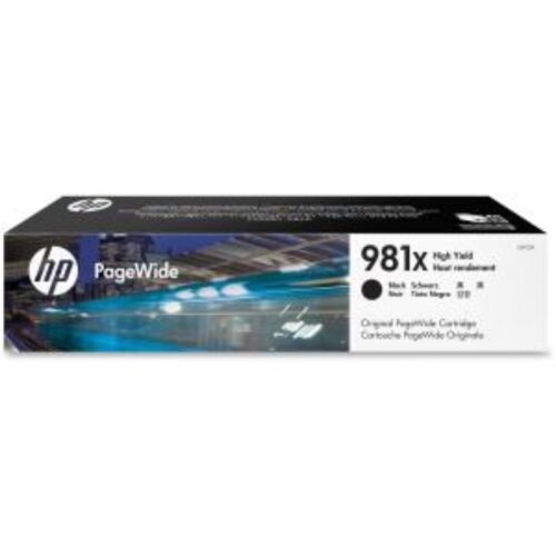 HP | 981X High Yield Black Original PageWide Cartridge | L0R12A