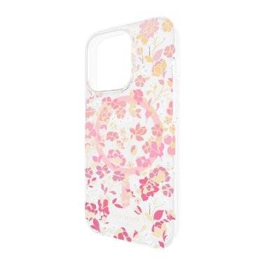 //// Kate Spade NY | iPhone 15 Pro Protective Hardshell MagSafe Case - Flowerbed | 15-12020