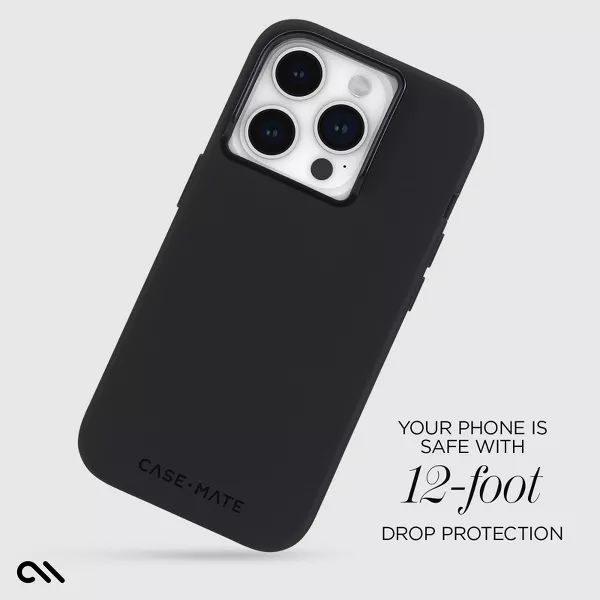 Case-Mate | Poodle (TBD) w/ MagSafe w/ Antimicrobial w/ Recycled for  iPhone 15 Pro Silicone - Black