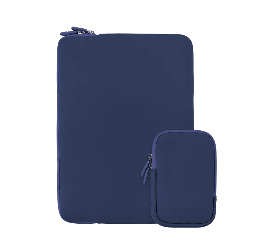 LOGiiX  | Vibrance Essential Sleeve with pouch for Laptops up to 16in-Midnight Blue | LGX-13651