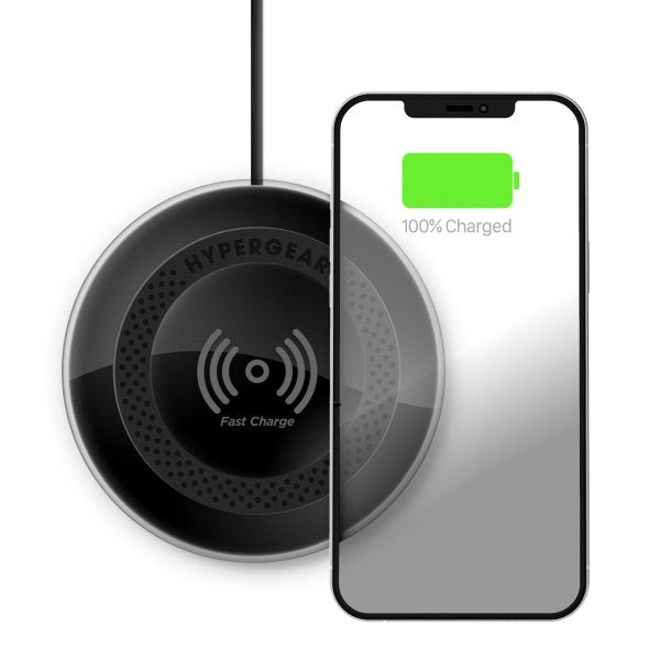 HyperGear | ChargePad Pro Wireless Fast Charger w/USB-C Hub 15W - Black | 15-11936