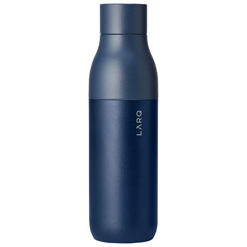 Larq | PureVis 740ml (25 oz.) Insulated Stainless Steel Water Bottle with Self-Cleaning Mode - Monaco Blue | BDMB074A