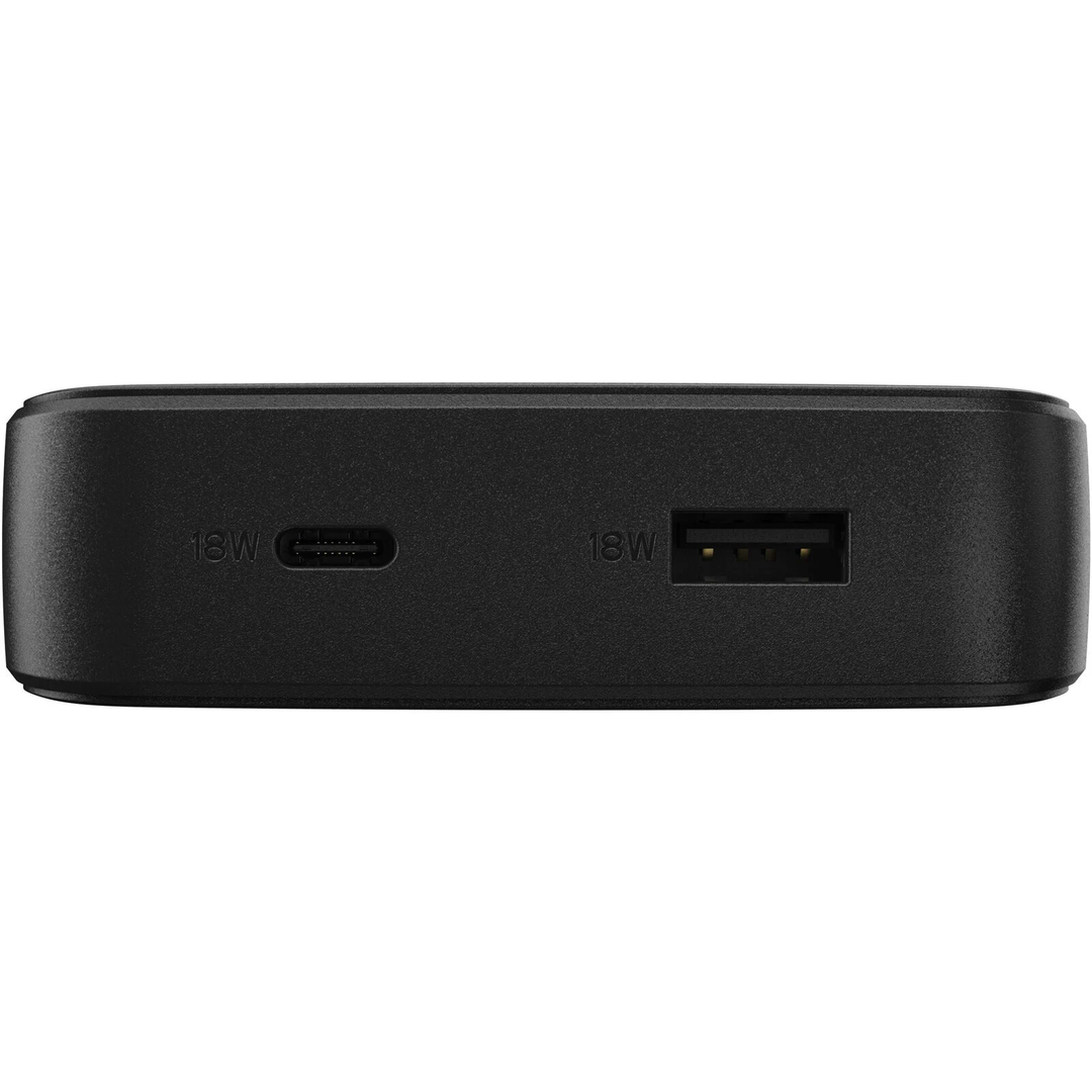 Otterbox | Fast Charge Power Bank 20000 mAh USB-A USB-C 18W Black | 109-1482