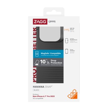 ZAGG GEAR4 | D3O Havana Snap Case iPhone 14 Pro Max - Black | 15-10143