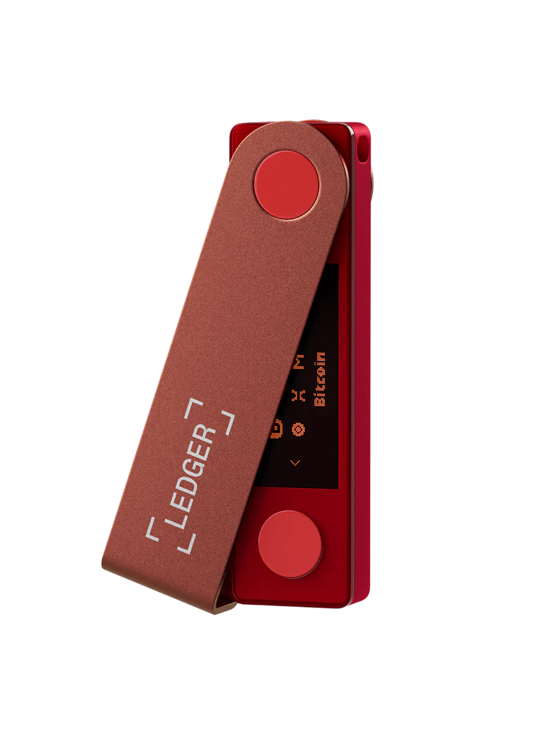 Ledger | Nano X Crypto Wallet - Red | NX-Red