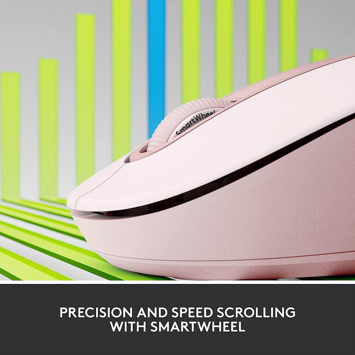 Logitech | M650 Signature Series Mouse - Rose | 910-006251
